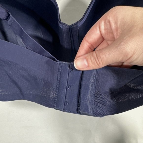 NWT Wacoal [ 40DDD US] Ultimate Side Smoother‎ Underwire T-Shirt Bra Blue #6279 - Picture 8 of 11